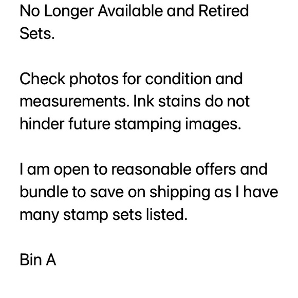 Stampin’ Up! MONOGRAM C - Picture 4 of 4